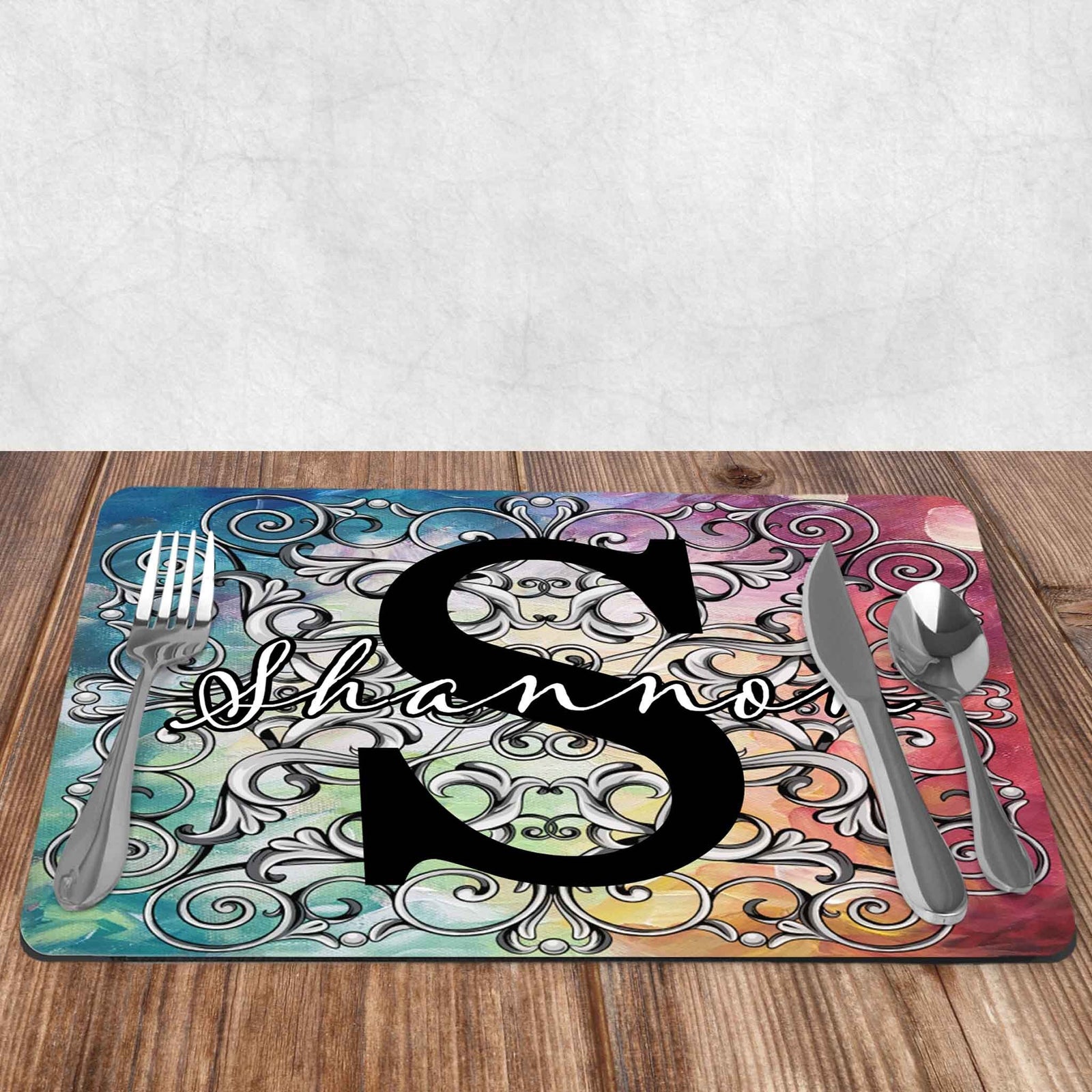 Custom Placemats | Personalized Dining and Serving | Colorful