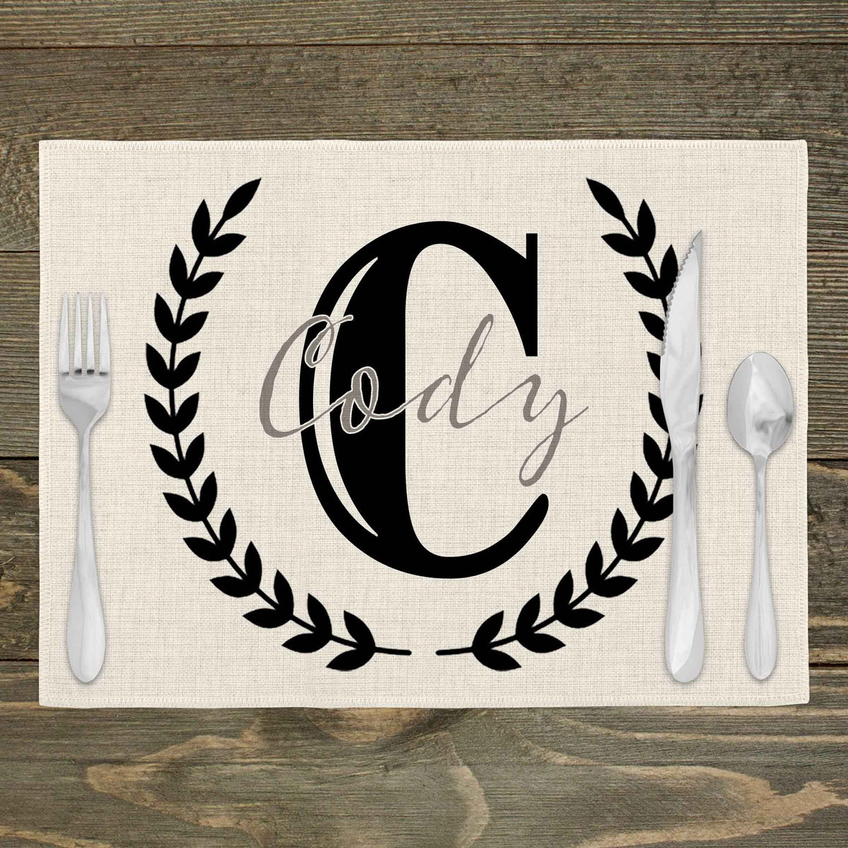 Custom Placemats | Personalized Dining and Serving | Laurel Wreath Ridge