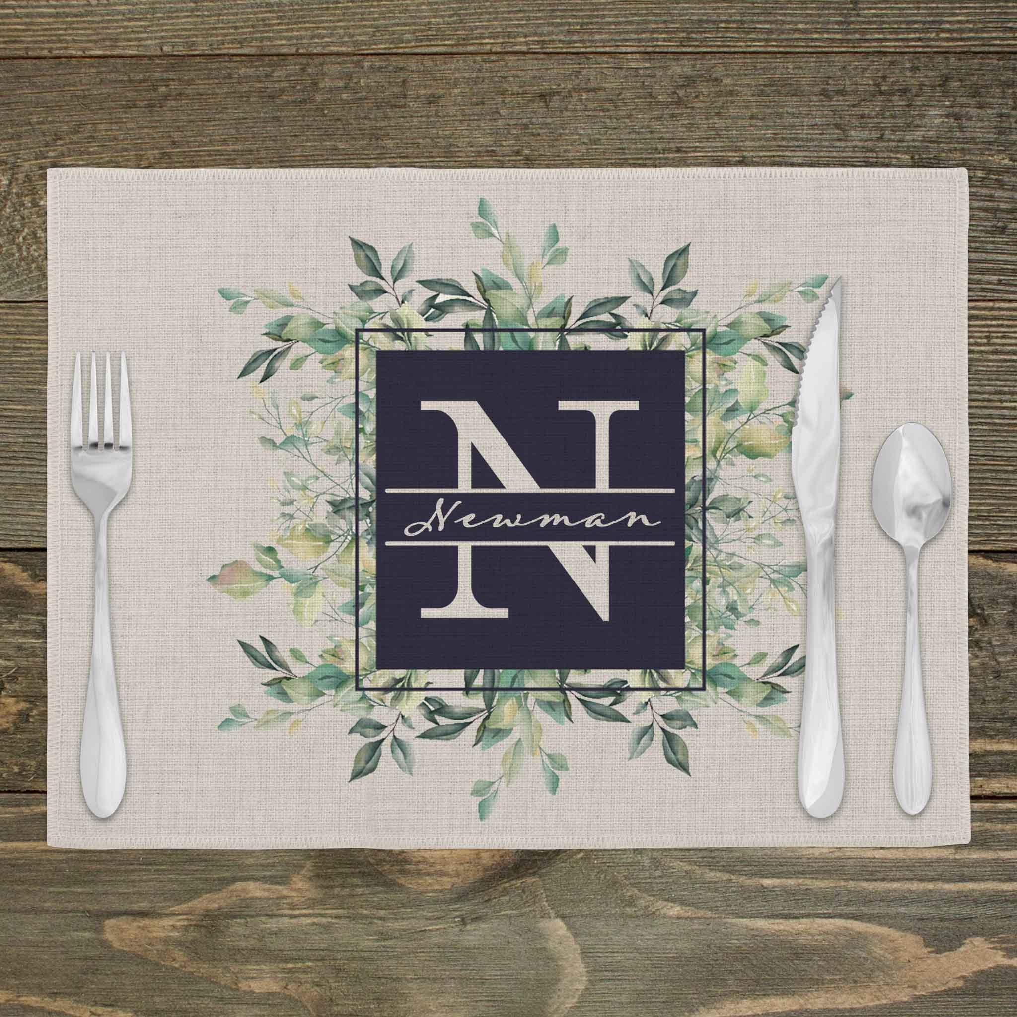 succulent placemats Custom Placemats | Personalized Dining and Serving | Succulent Bouquet