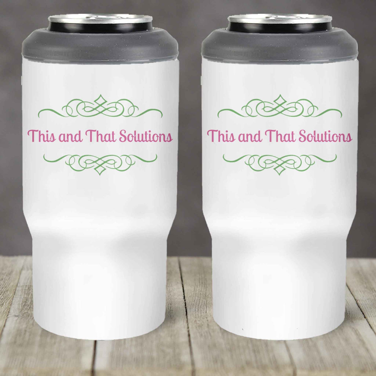 Custom Skinny Beverage Insulator | Personalized Tumbler | Company Logo