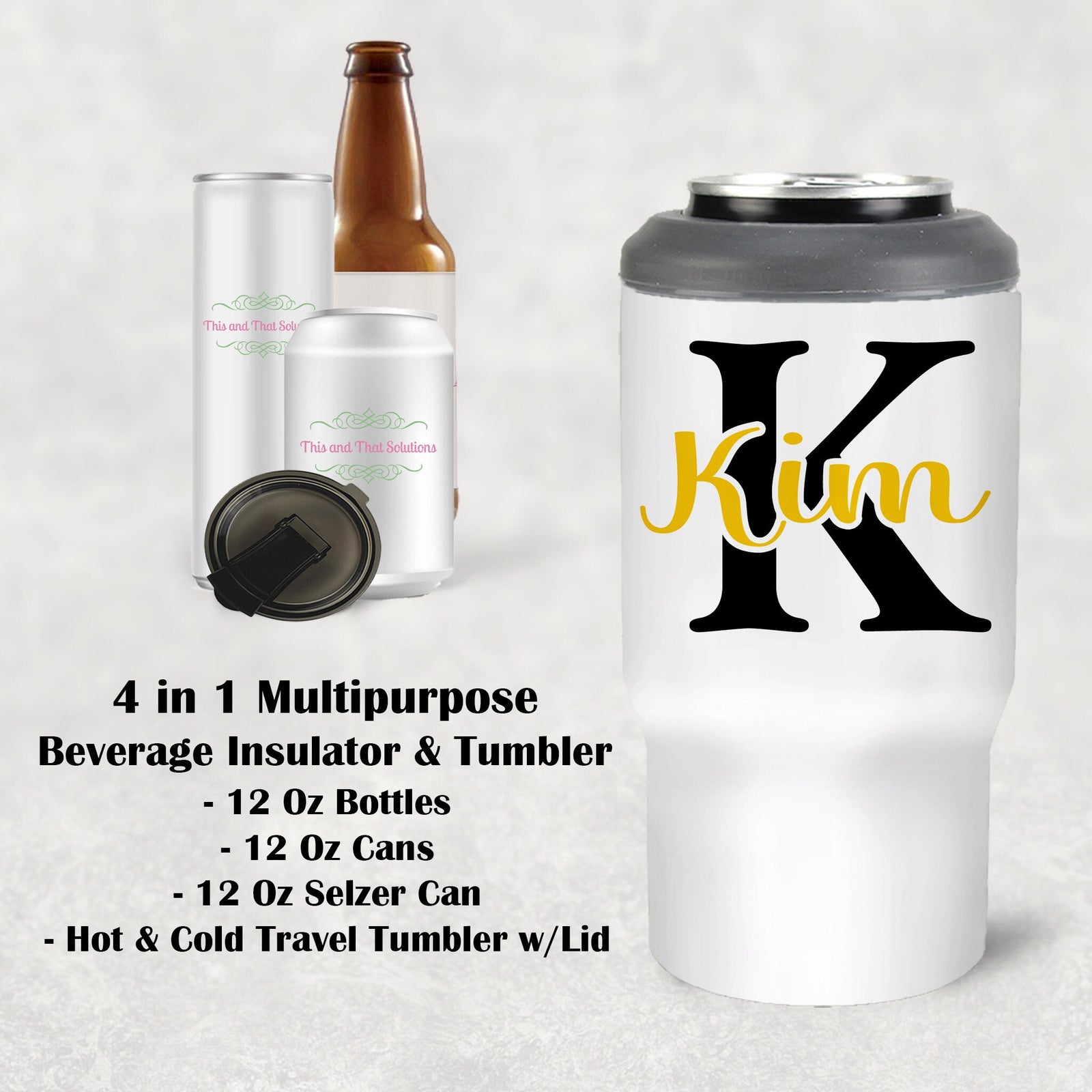 Custom Skinny Beverage Insulator | Personalized Tumbler | To My Daughter