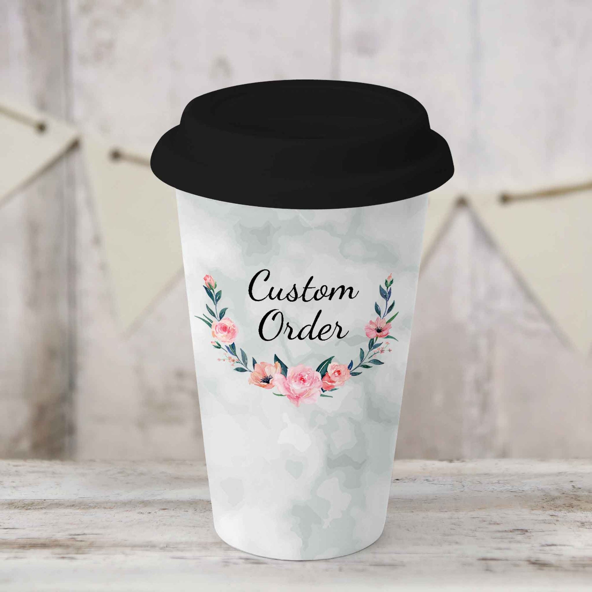 Custom Coffee Tumbler | Personalized Coffee Travel Mug | Custom Order