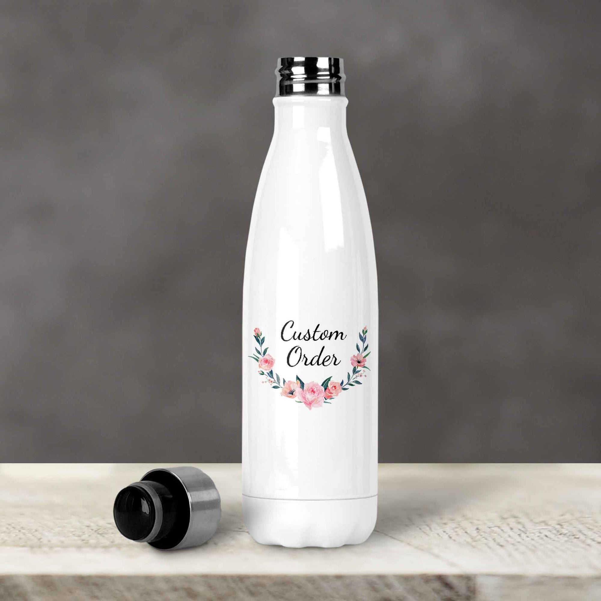 Personalized Water Bottles | Custom Stainless Steel Water Bottles | 17 oz Soda | Custom Order