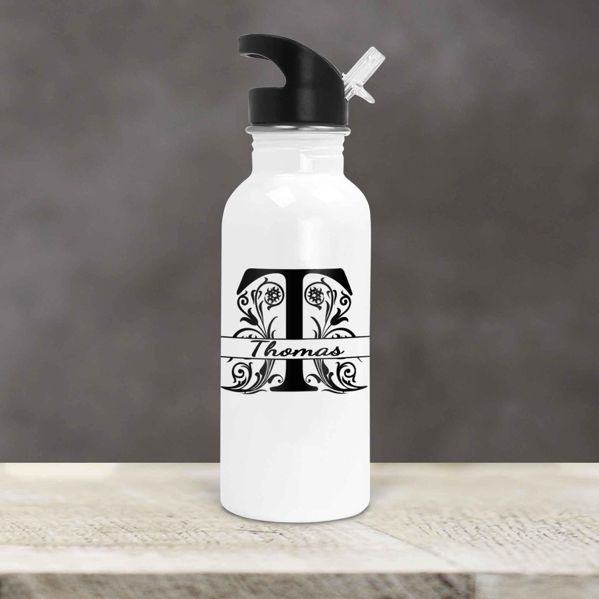 Personalized Water Bottles | Custom Stainless Steel Water Bottles | 17 oz Soda | Regal Monogram