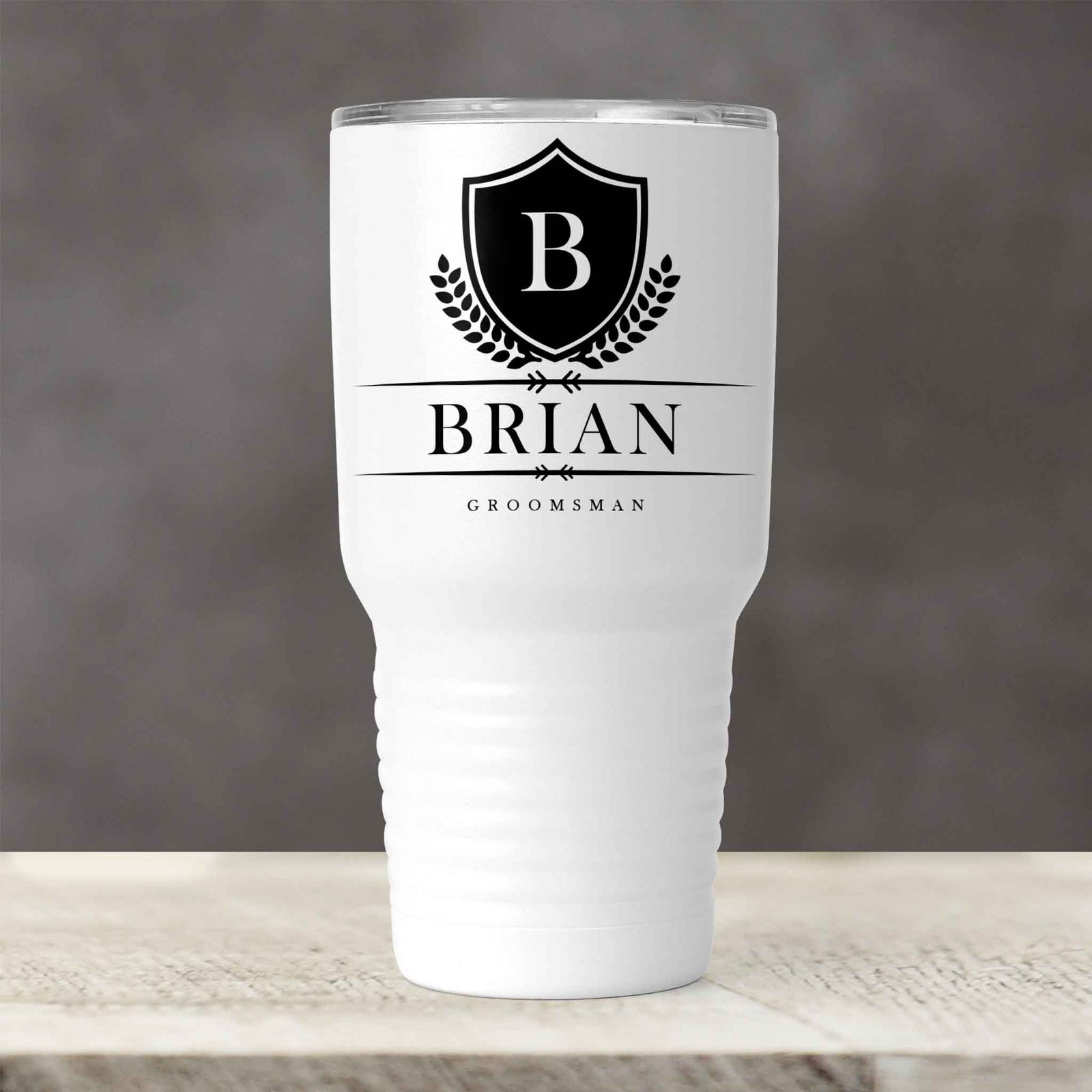 Personalized Tumbler | Custom Insulated Tumbler | Ringneck Travel Mug | Heraldic Crest