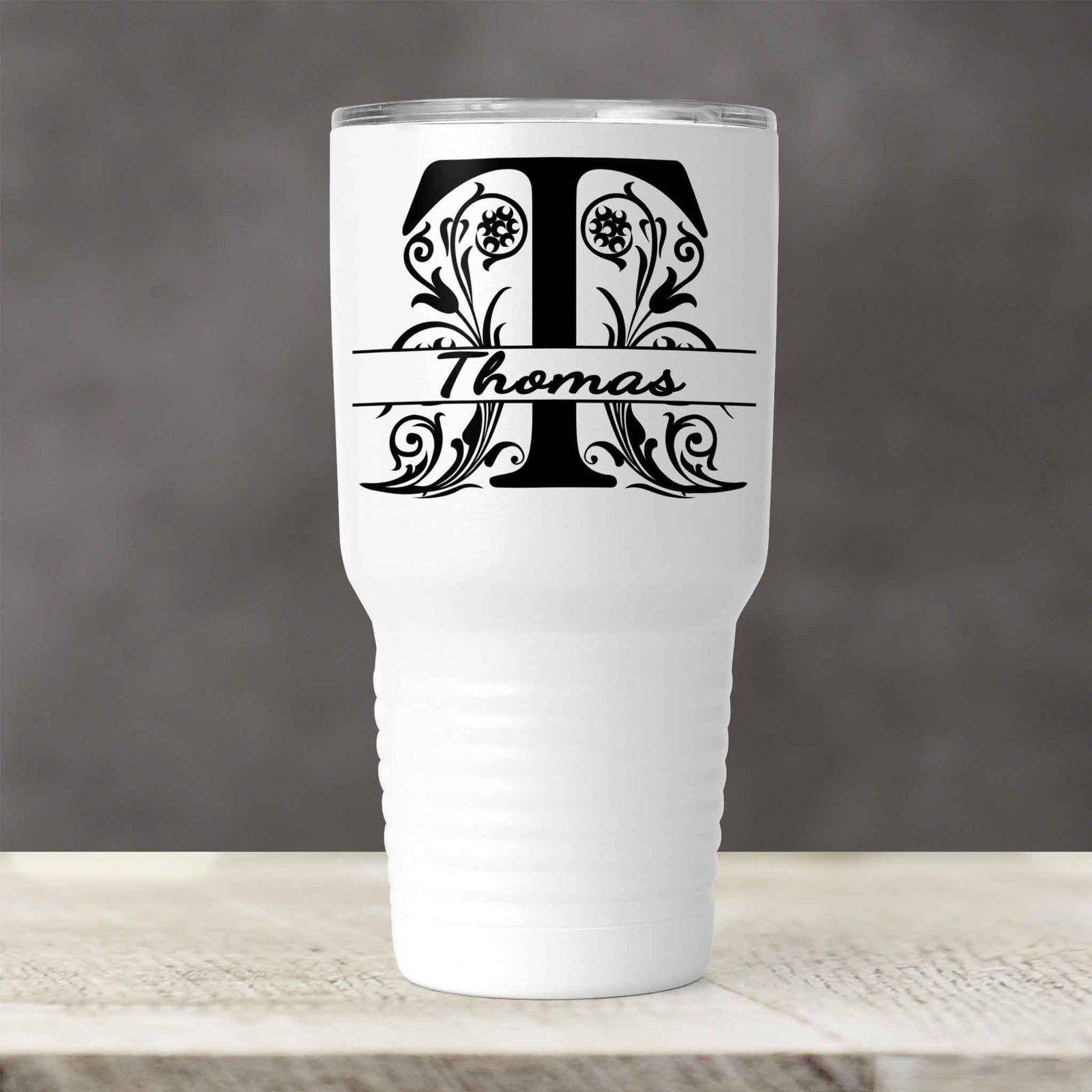 Personalized Tumbler | Custom Insulated Tumbler | Ringneck Travel Mug | Regal Monogram