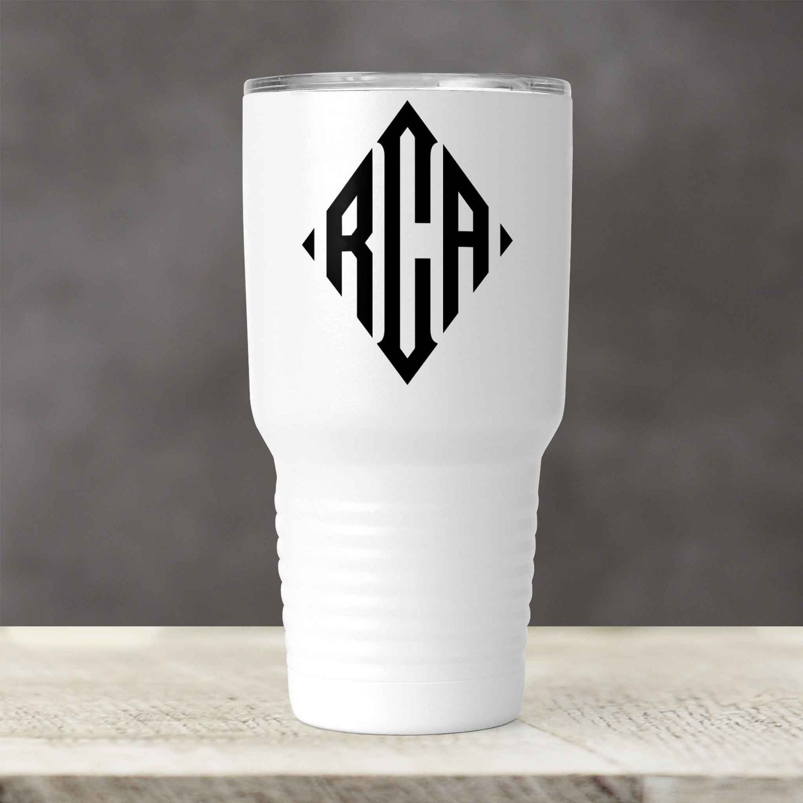 Personalized Tumbler | Custom Insulated Tumbler | Ringneck Travel Mug | Diamond Monogram