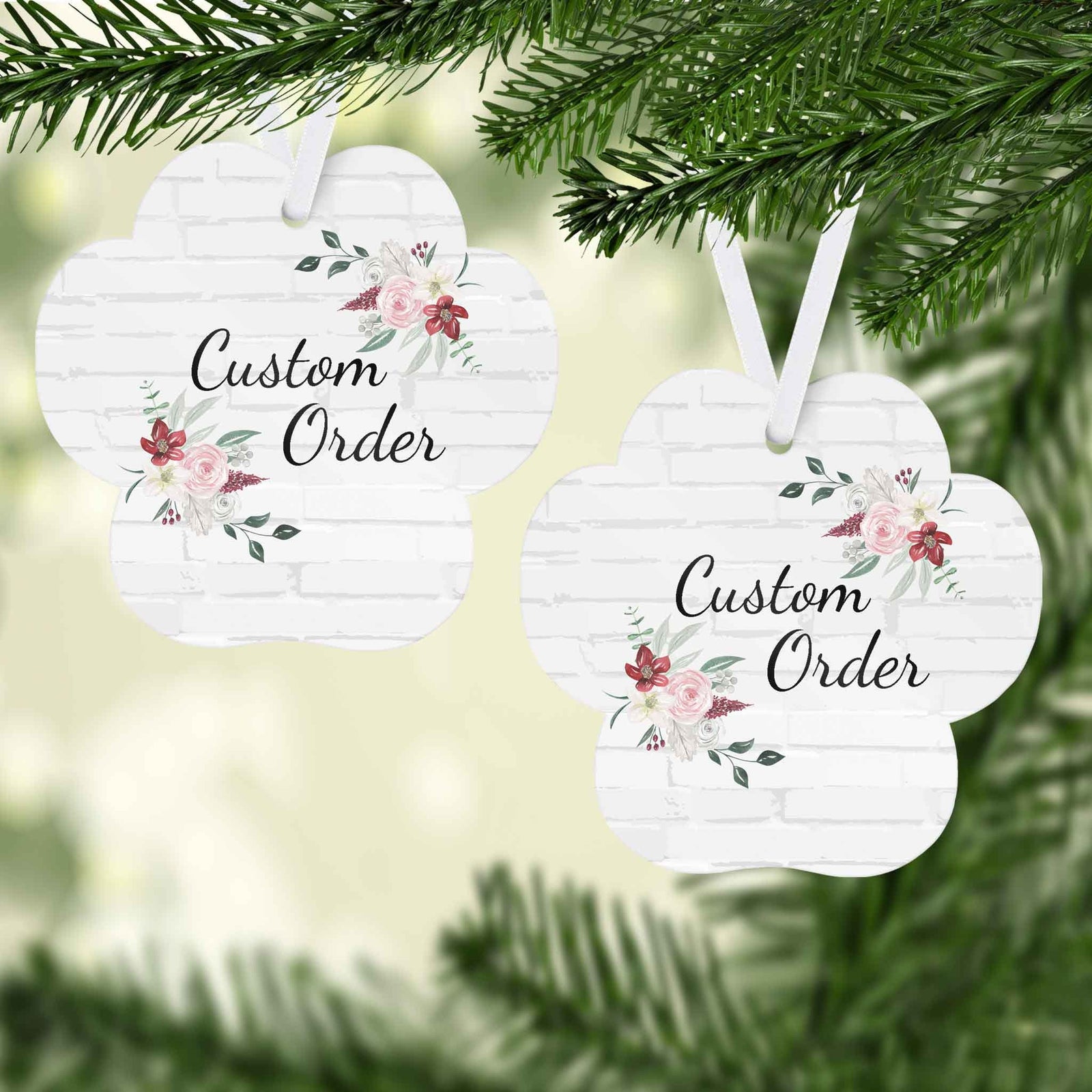 Photo Holiday Ornaments | Personalized Christmas Ornaments | Custom Order