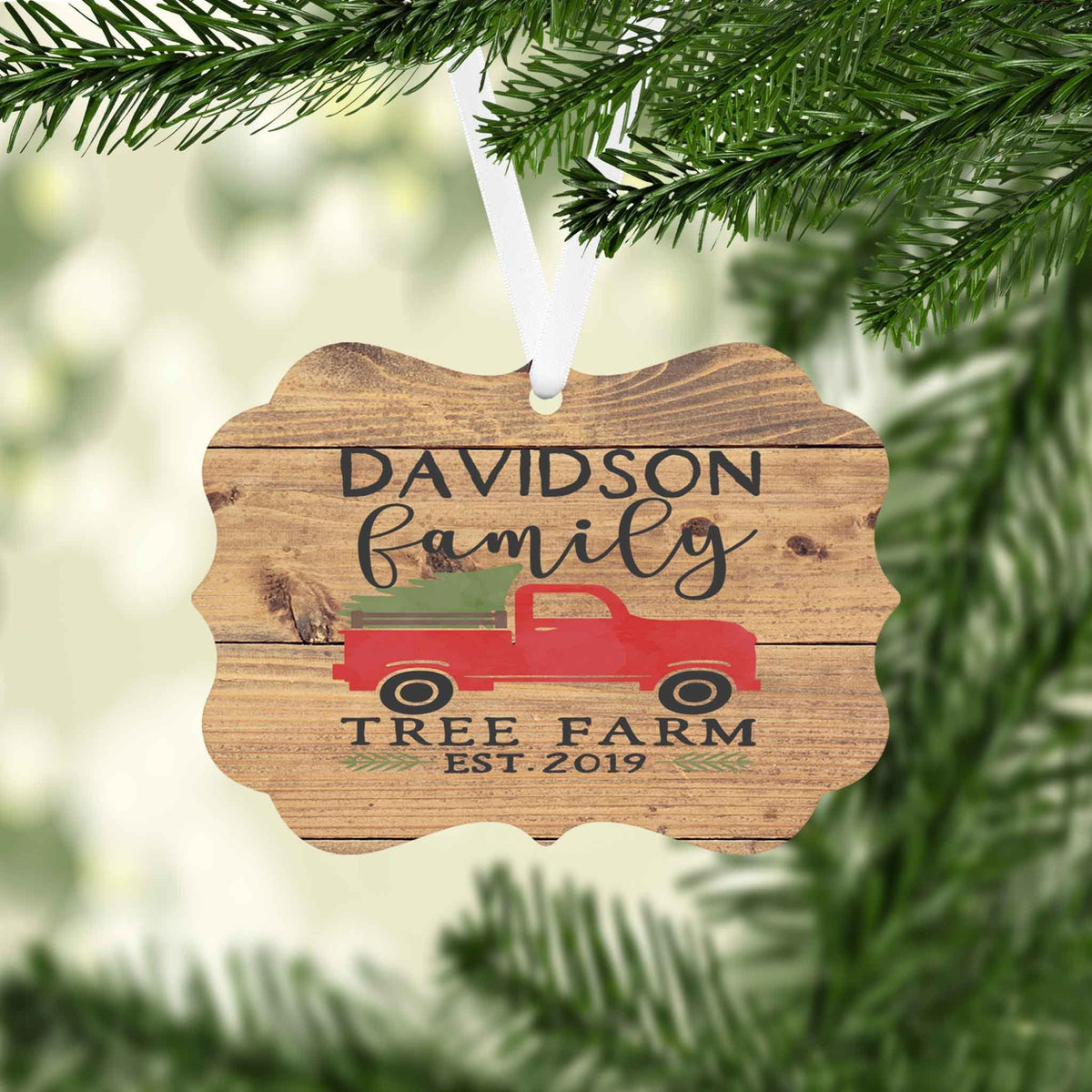 Photo Holiday Ornaments | Personalized Christmas Ornaments | Family Tree Farm