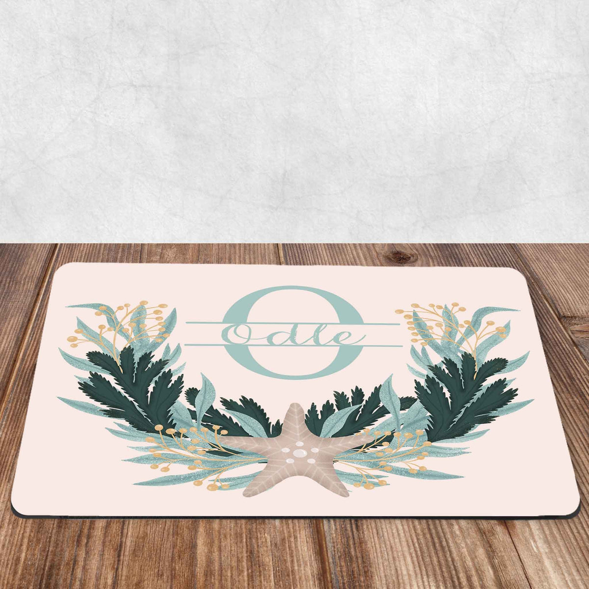 Custom Placemats | Personalized Dining and Serving | Coastal Christmas
