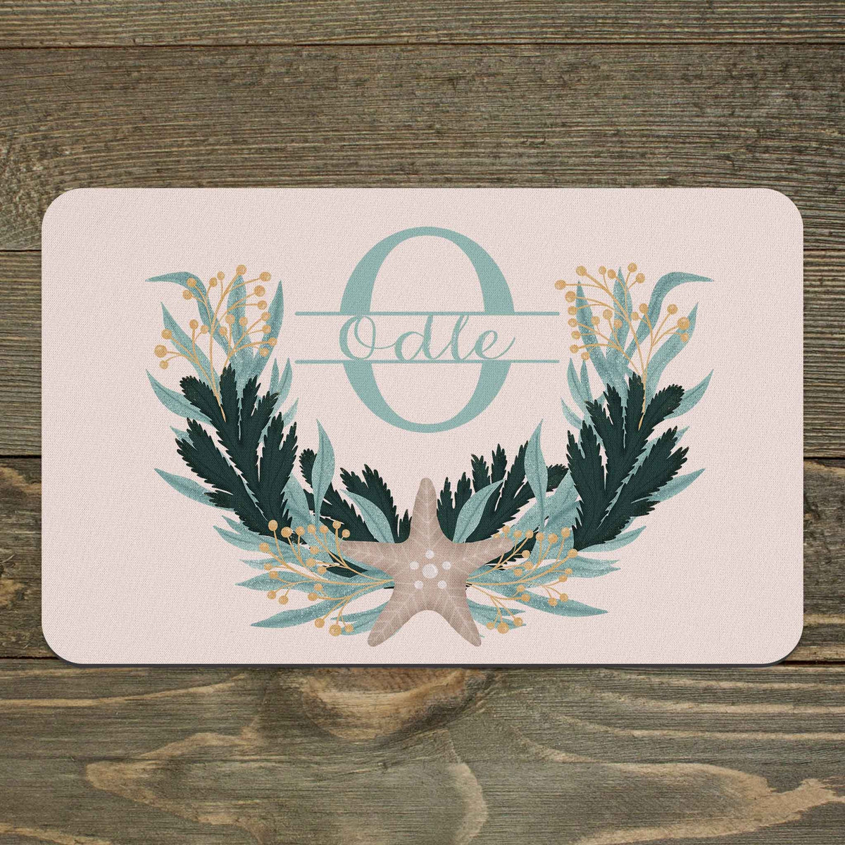 Custom Placemats | Personalized Dining and Serving | Coastal Christmas