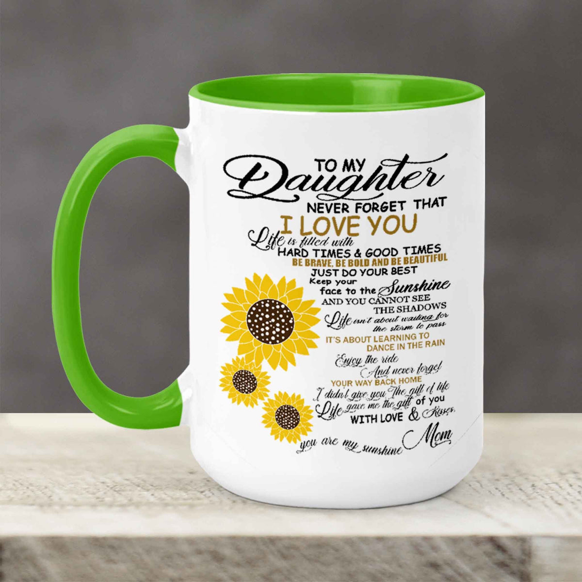 Custom Coffee Mug | Personalized Coffee Mug | To My Daughter