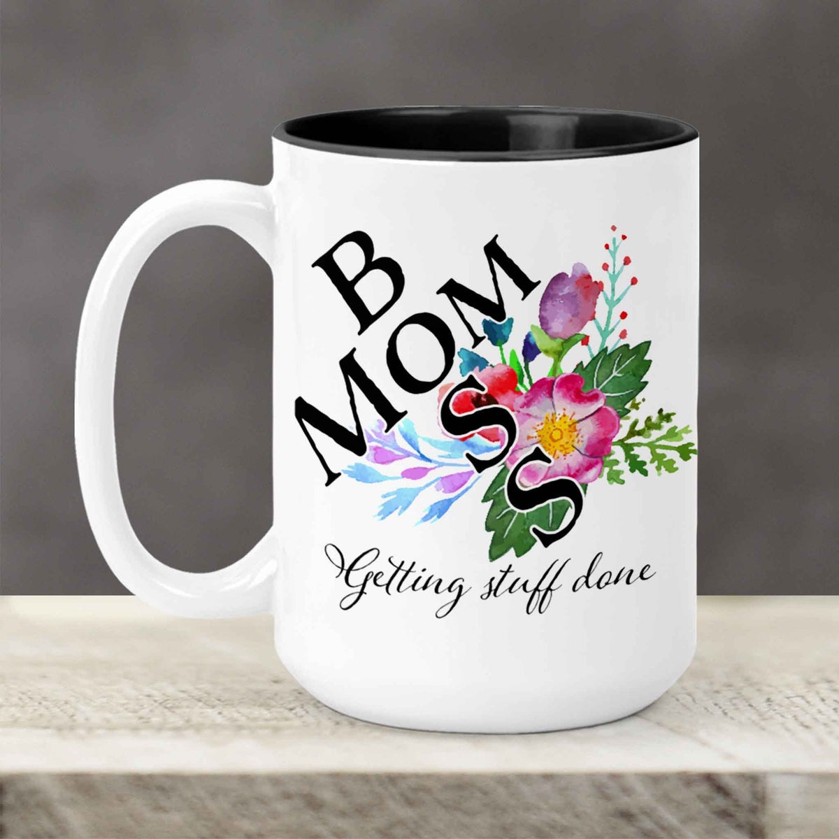 Custom Coffee Mug | Personalized Coffee Mug | Mom Boss