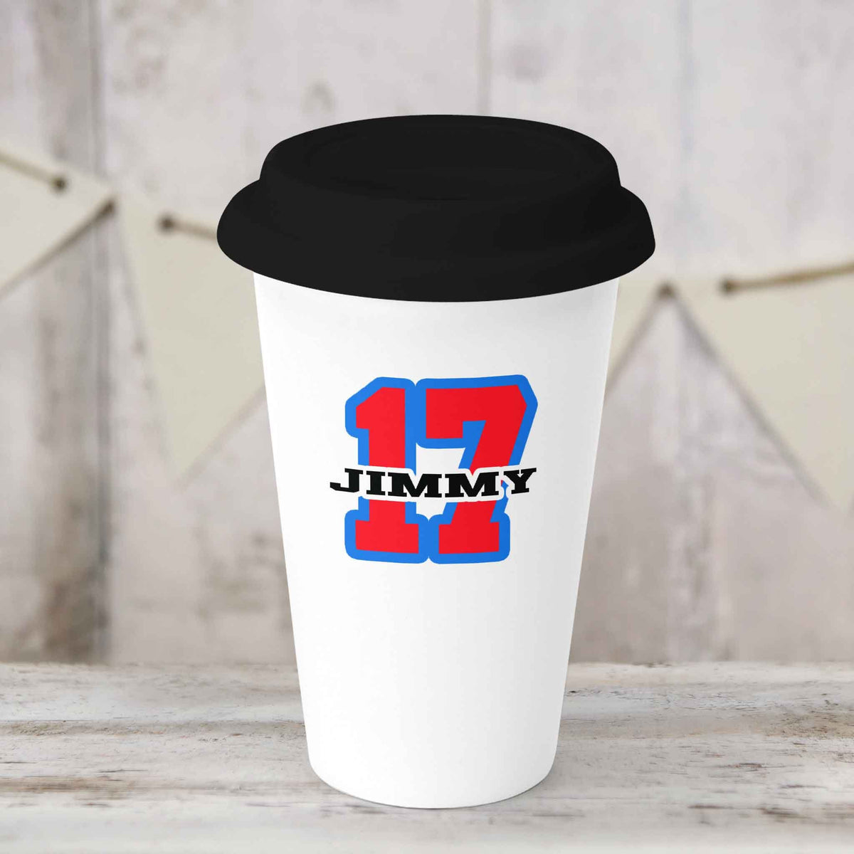 Custom Coffee Tumbler | Personalized Coffee Travel Mug | Custom Team Logo