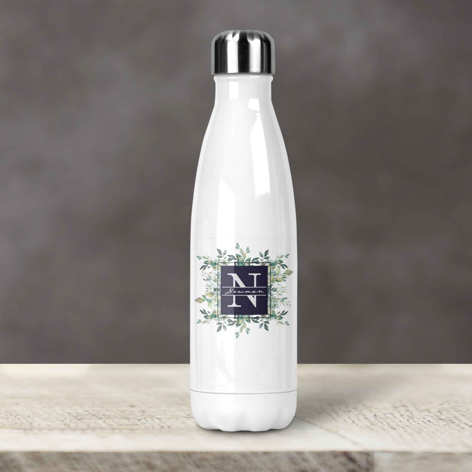 Personalized Water Bottles | Custom Stainless Steel Water Bottles | 17 oz Soda | Succelent Bouquet