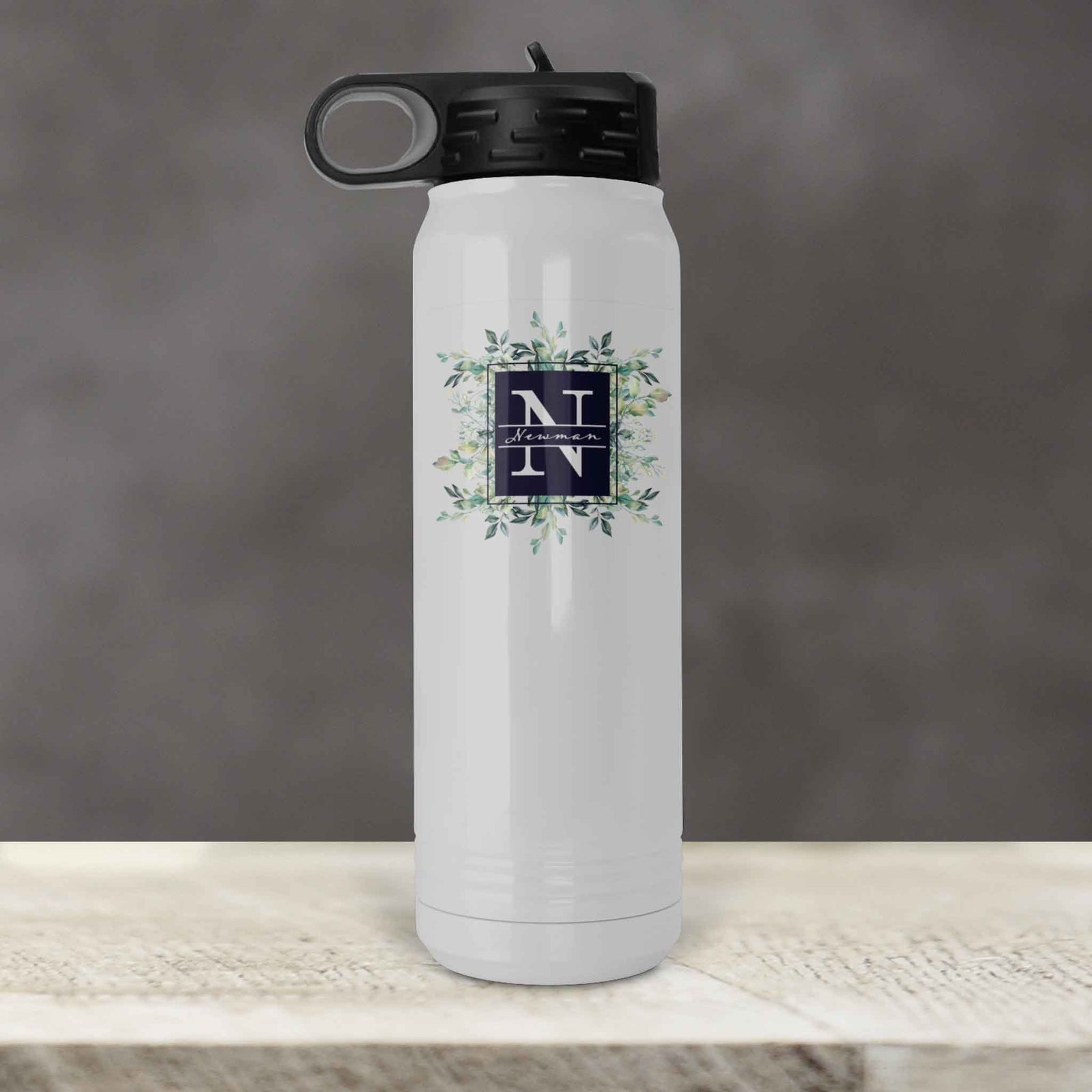 Personalized Water Bottles | Custom Stainless Steel Water Bottles | 30 oz | Succelent Bouquet