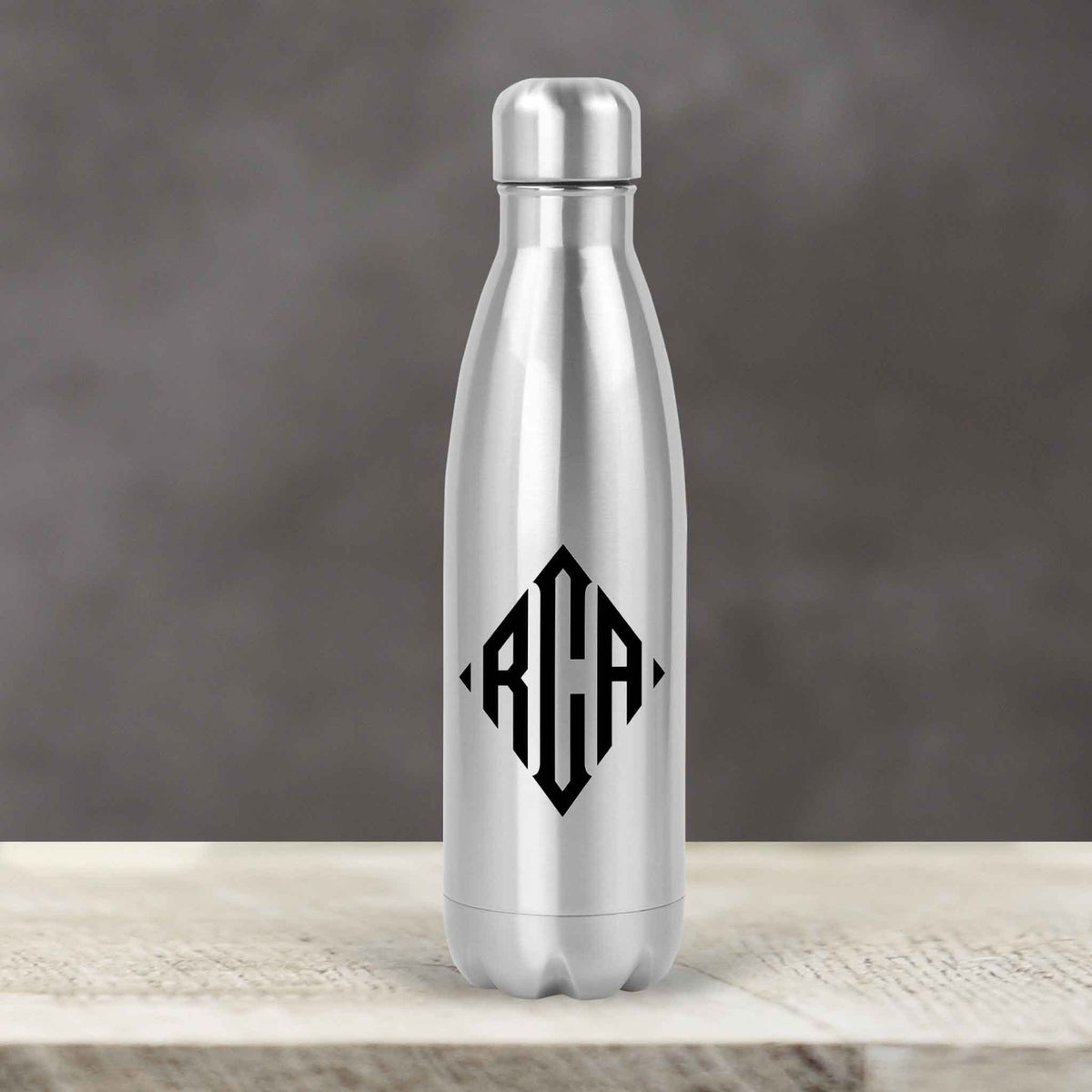 Personalized Water Bottles | Custom Stainless Steel Water Bottles | 30 oz | Diamond Monogram