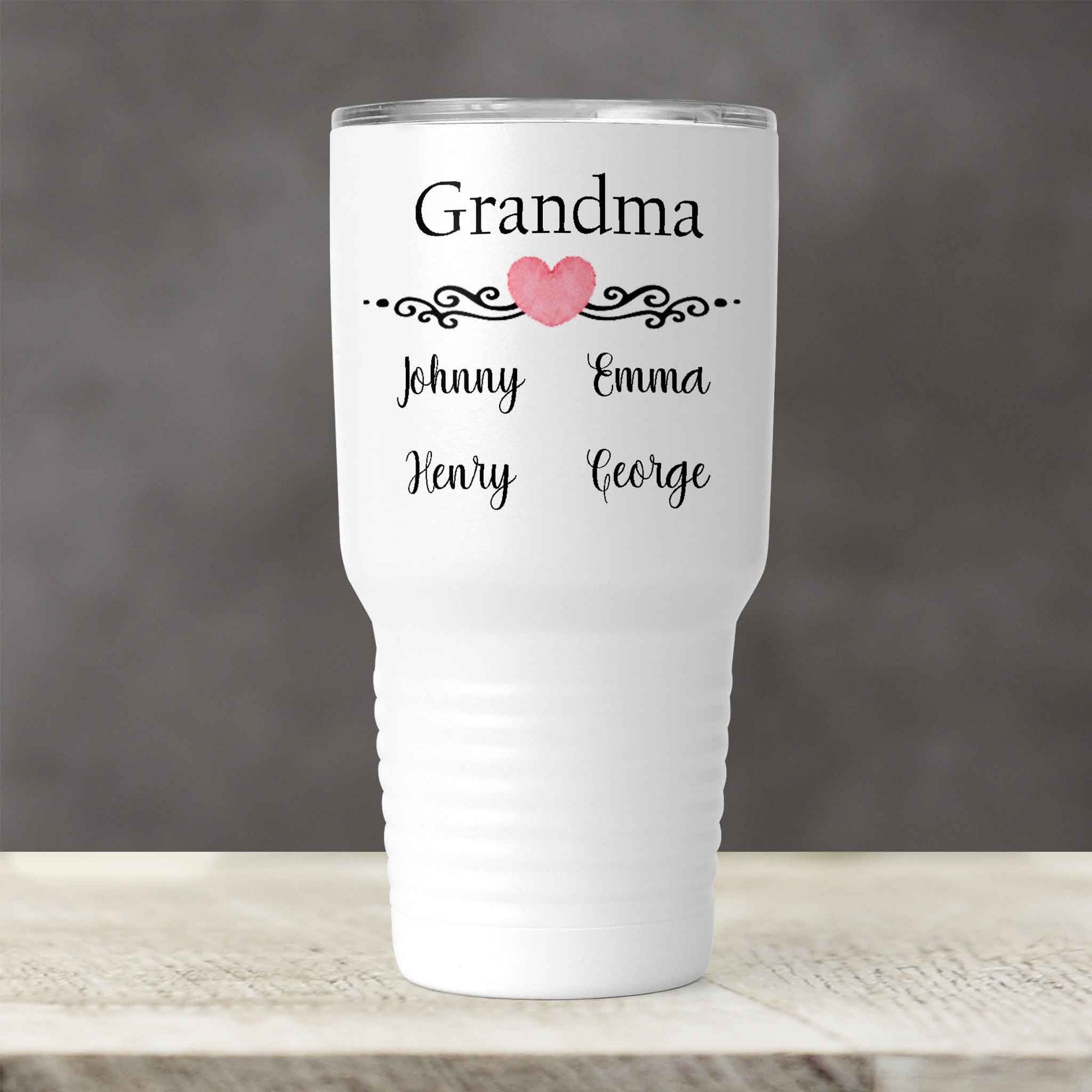 Personalized Tumbler | Custom Insulated Tumbler | Ringneck Travel Mug | Grandma
