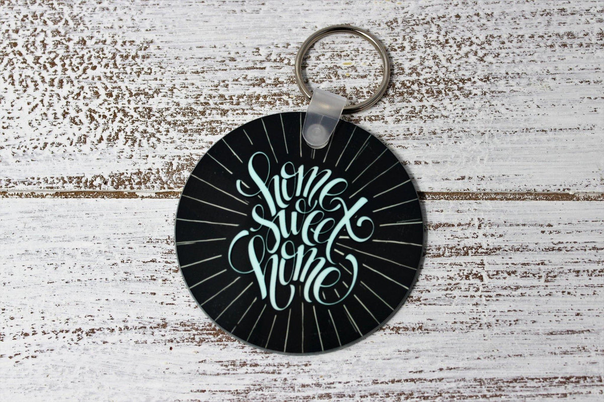 Monogrammed Key Chain | Personalized Key Chain | Home Sweet Home - This &amp; That Solutions - Monogrammed Key Chain | Personalized Key Chain | Home Sweet Home - Personalized Gifts &amp; Custom Home Decor