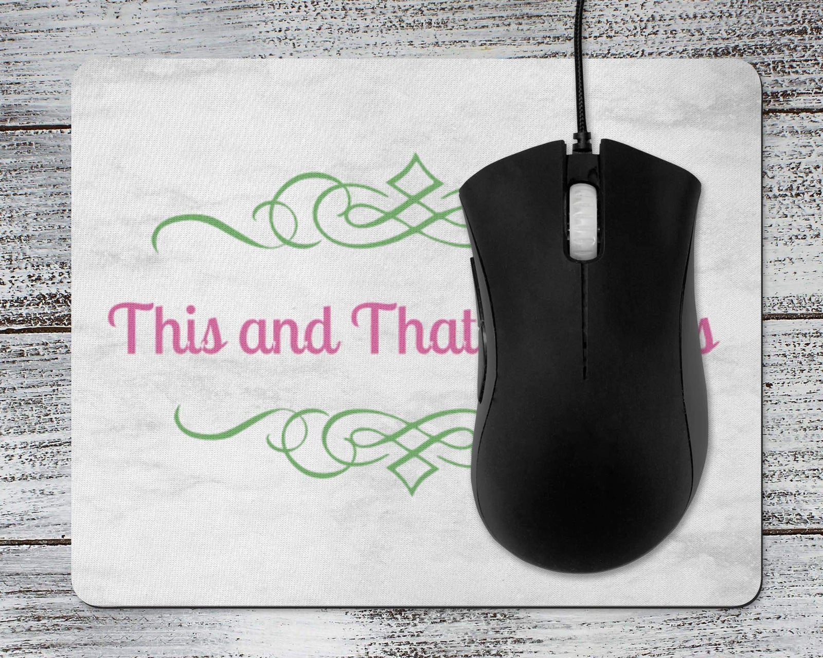 Mousepads | Monogrammed Mouse Pad | Personalized Mouse Pad | Company Logo | This and That Solutions | Personalized Gifts | Custom Home Décor