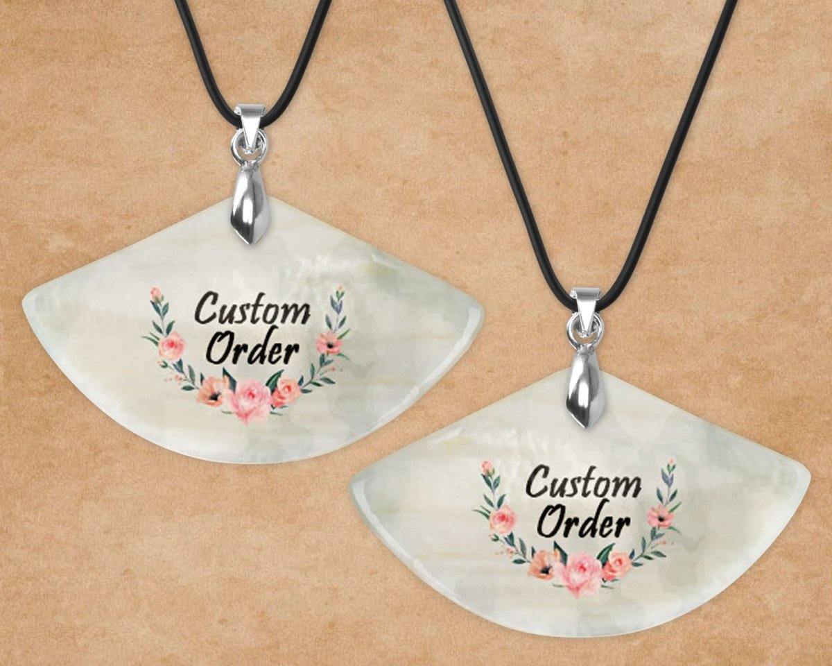 Custom Jewelry | Personalized Jewelry | Shell Pendant Earrings | Custom Order - This &amp; That Solutions - Custom Jewelry | Personalized Jewelry | Shell Pendant Earrings | Custom Order - Personalized Gifts &amp; Custom Home Decor