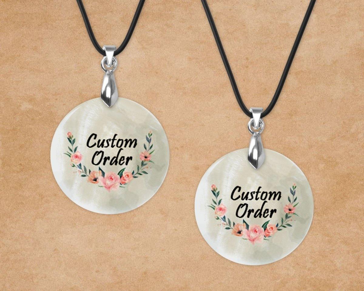 Custom Jewelry | Personalized Jewelry | Shell Pendant | Custom Order - This &amp; That Solutions - Custom Jewelry | Personalized Jewelry | Shell Pendant | Custom Order - Personalized Gifts &amp; Custom Home Decor