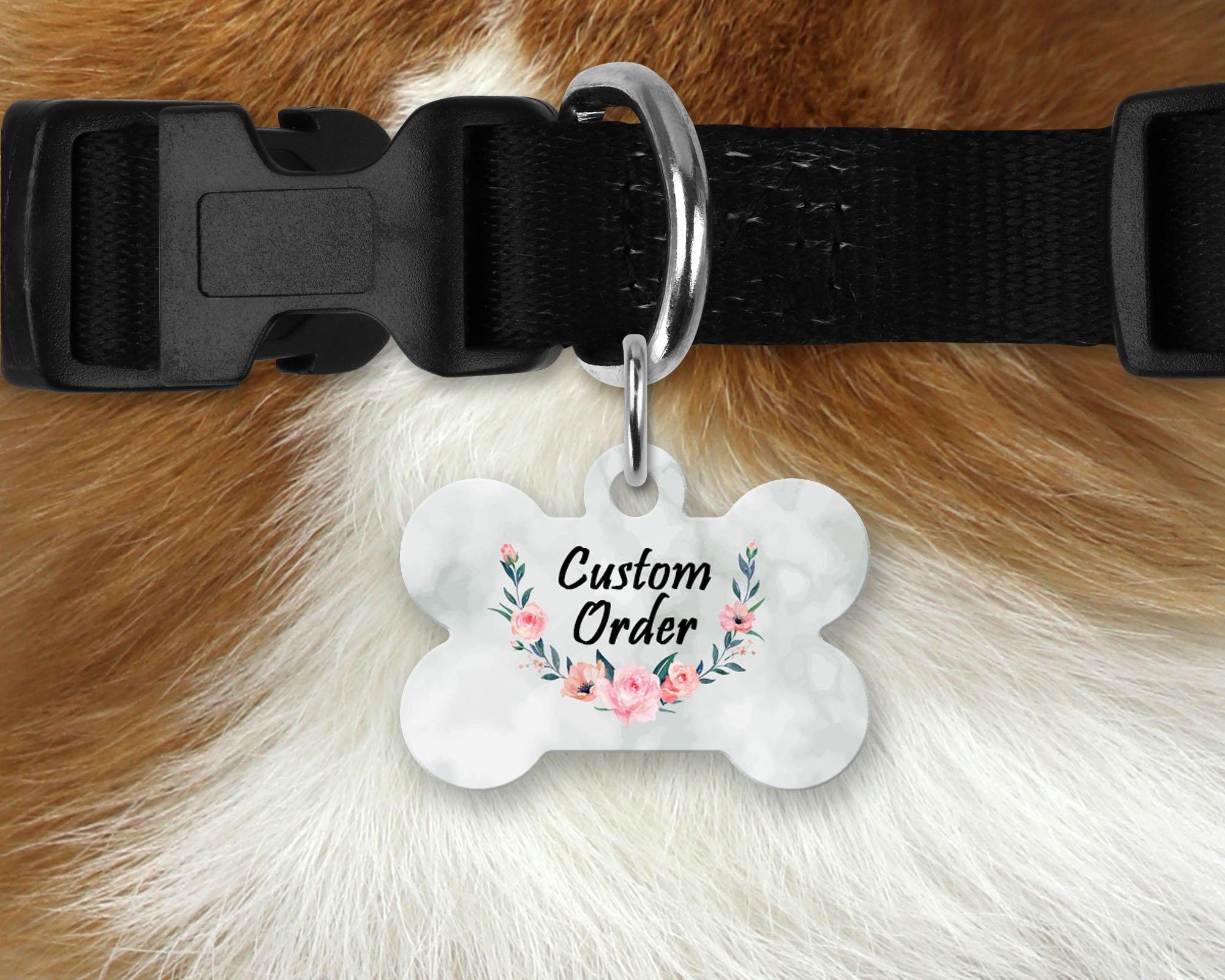 analog linned underjordisk Custom Pet Tags | Pet Accessories | Tie Dye - This & That Solutions