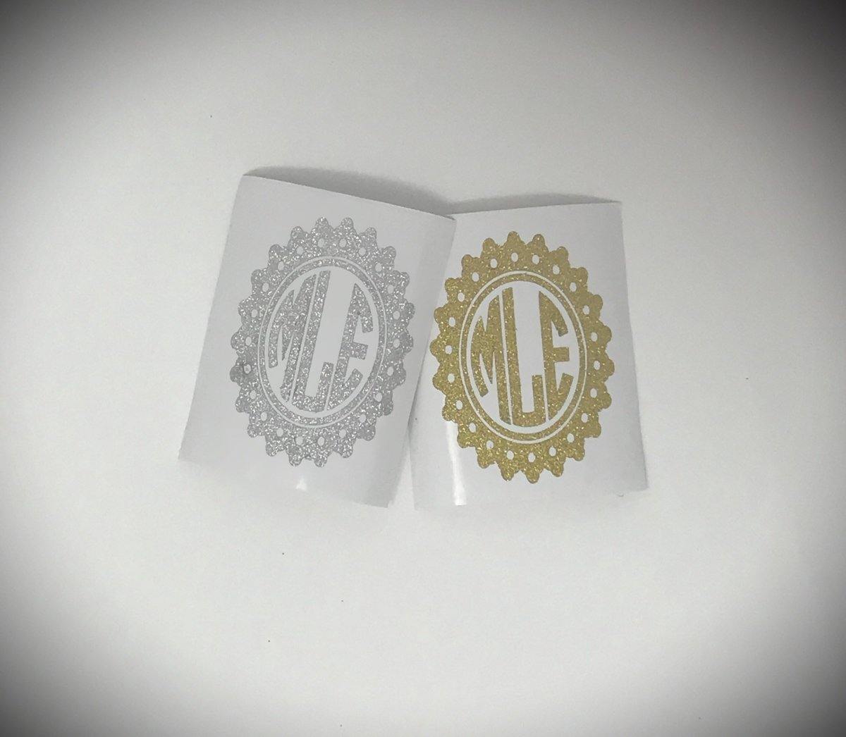 Monogramed cellphone decal - This & That Solutions - Monogramed cellphone decal - Personalized Gifts & Custom Home Decor