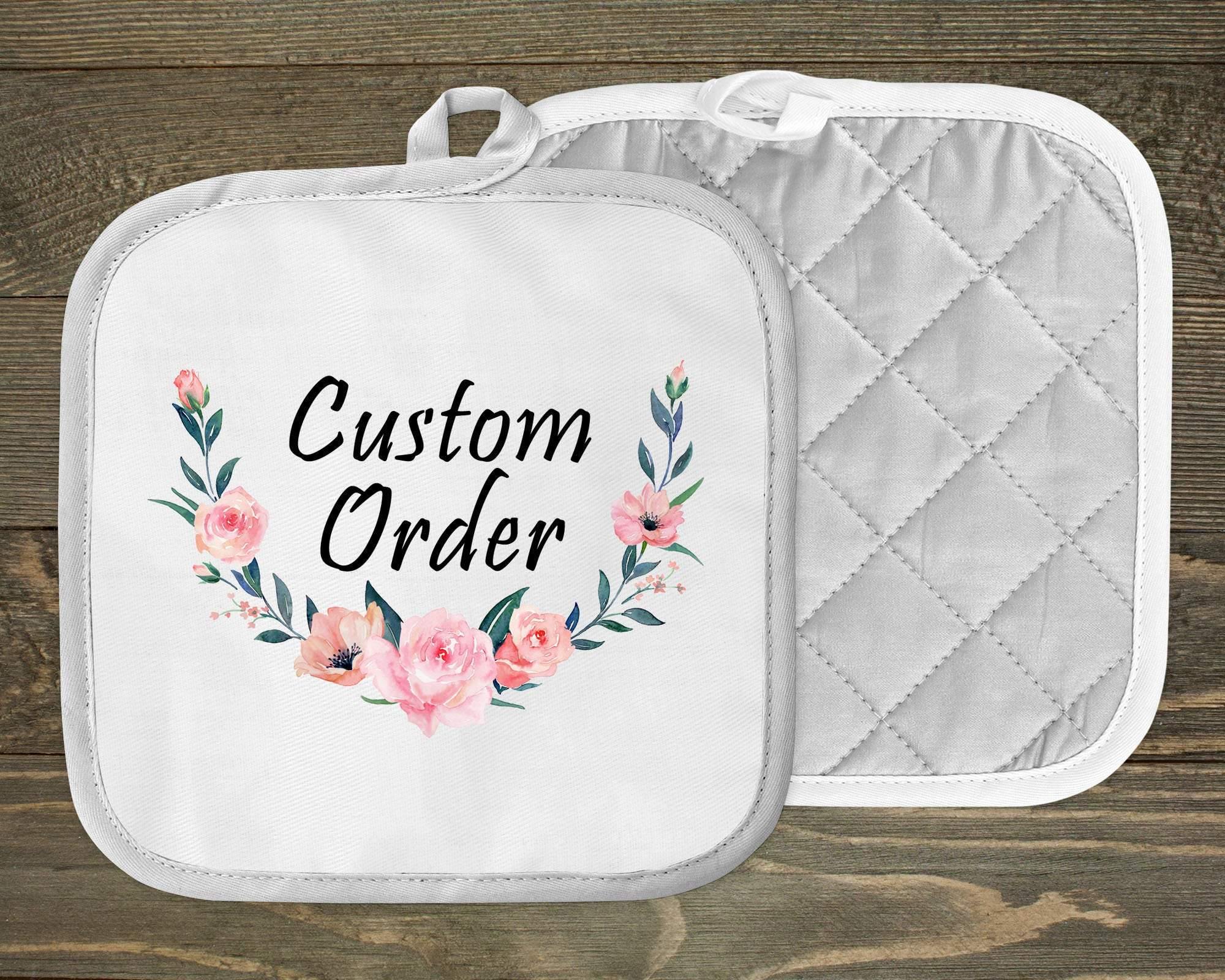 Personalized Pot Holders | Custom Kitchen Decor | Custom Order - This & That Solutions - Personalized Pot Holders | Custom Kitchen Decor | Custom Order - Personalized Gifts & Custom Home Decor