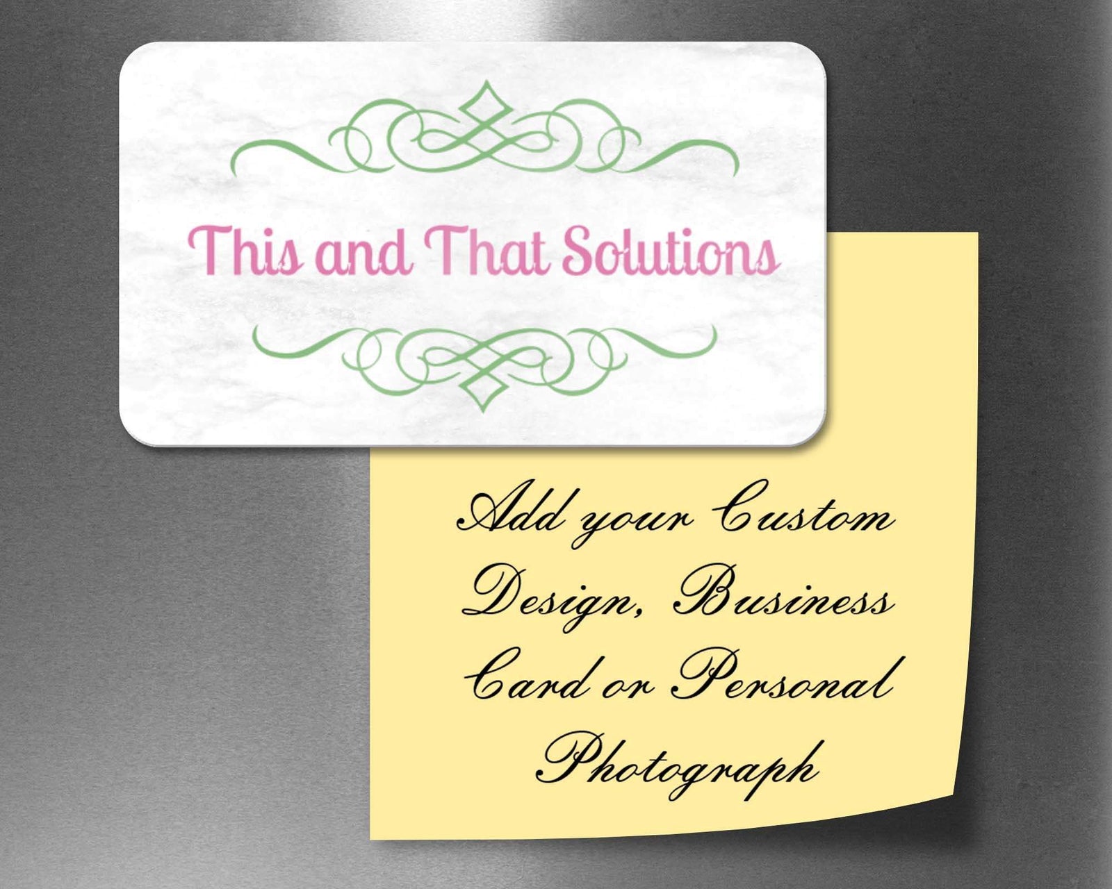 Refrigerator Magnets | Personalized Magnet | Custom Photo Magnet | Company Logo | This and That Solutions | Personalized Gifts | Custom Home Décor