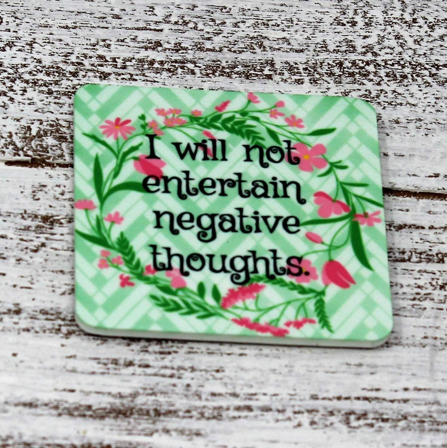 Personalized Magnet | Custom Photo Magnet | Negative Thoughts - This & That Solutions - Personalized Magnet | Custom Photo Magnet | Negative Thoughts - Personalized Gifts & Custom Home Decor