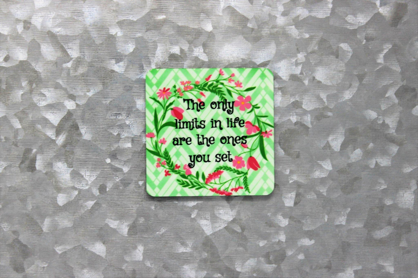 Personalized Magnet | Custom Photo Magnet | Floral Mint - This & That Solutions - Personalized Magnet | Custom Photo Magnet | Floral Mint - Personalized Gifts & Custom Home Decor