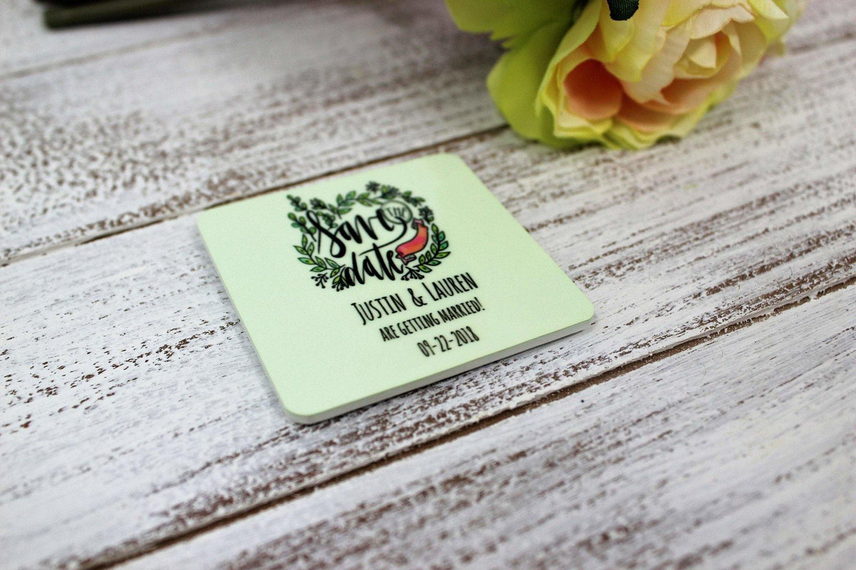 Personalized Magnet | Custom Photo Magnet | Wedding Green - This &amp; That Solutions - Personalized Magnet | Custom Photo Magnet | Wedding Green - Personalized Gifts &amp; Custom Home Decor
