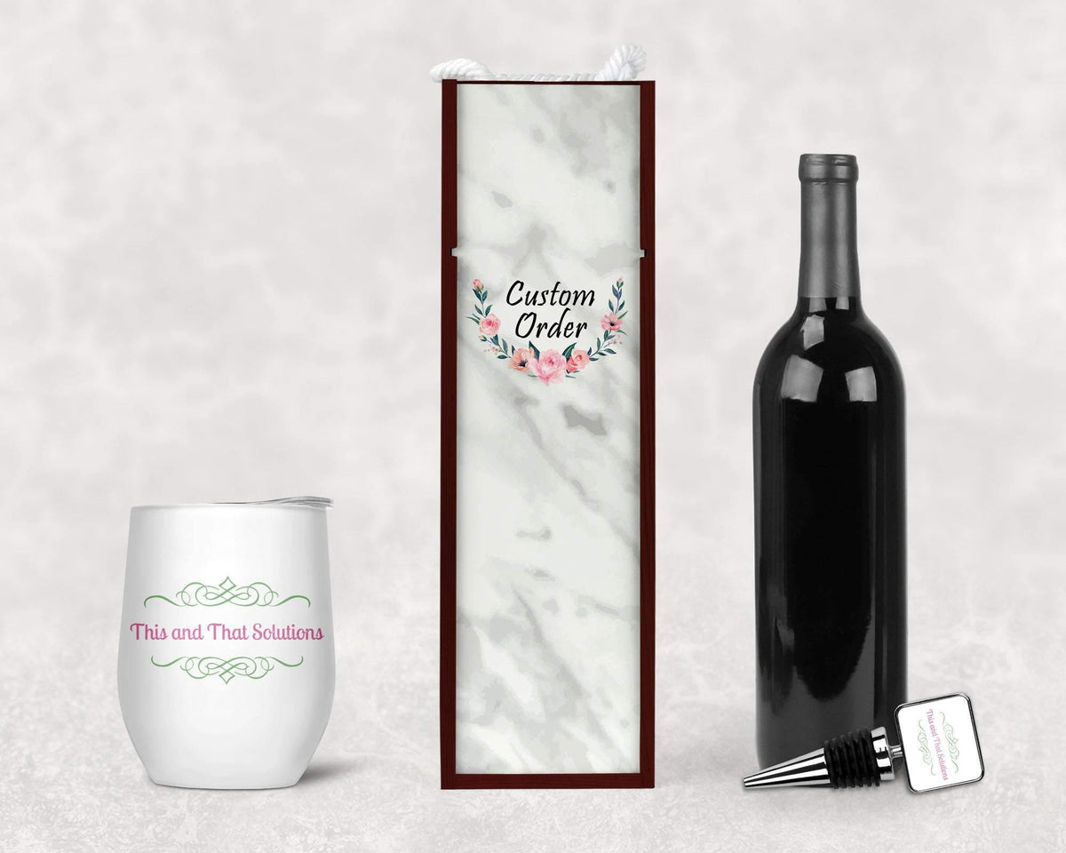 Personalized Wine Box | Custom Wine Gifts | Wine Storage | Custom Order - This &amp; That Solutions - Personalized Wine Box | Custom Wine Gifts | Wine Storage | Custom Order - Personalized Gifts &amp; Custom Home Decor