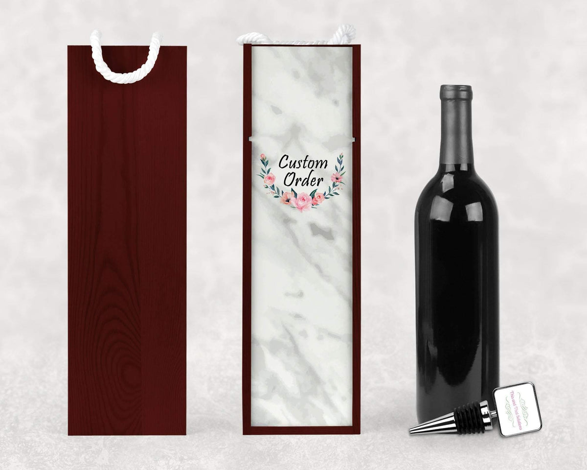 Personalized Wine Box | Custom Wine Gifts | Wine Storage | Custom Order - This &amp; That Solutions - Personalized Wine Box | Custom Wine Gifts | Wine Storage | Custom Order - Personalized Gifts &amp; Custom Home Decor